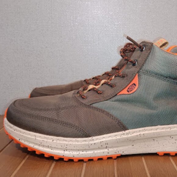 Hey Dude Tahoe Nylon Men\'s Size 13 Sneaker Ankle Boot - Dusty Green NWOB main image 10